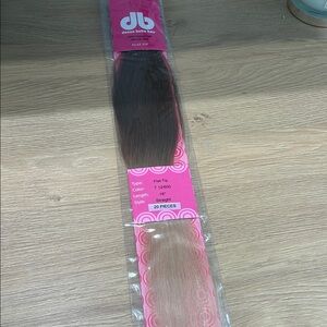 1 pack Ombré Donna Bella Flat Tip Extensions